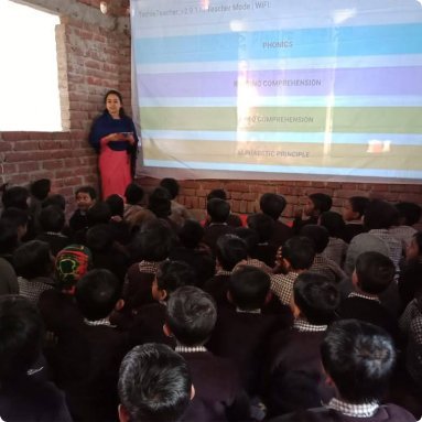 English Classes in a Rural School in Murshidabad