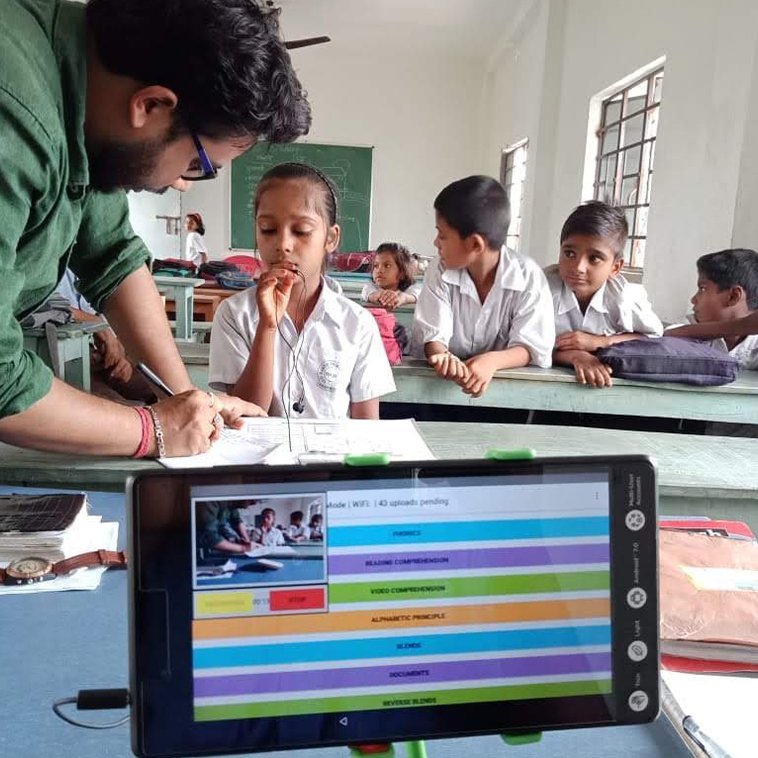 ASER Test Being Conducted For Govt. School Students