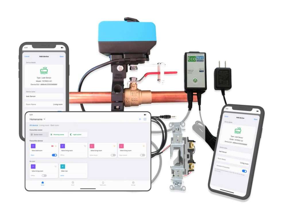 Smart Home Automation | Smart Home Leakage Prevention with mobile app control