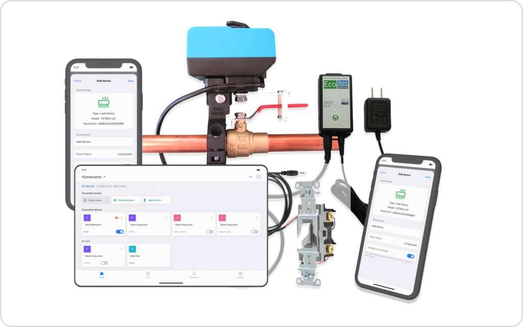 Smart Home Automation | Smart Home Leakage Prevention with mobile app control