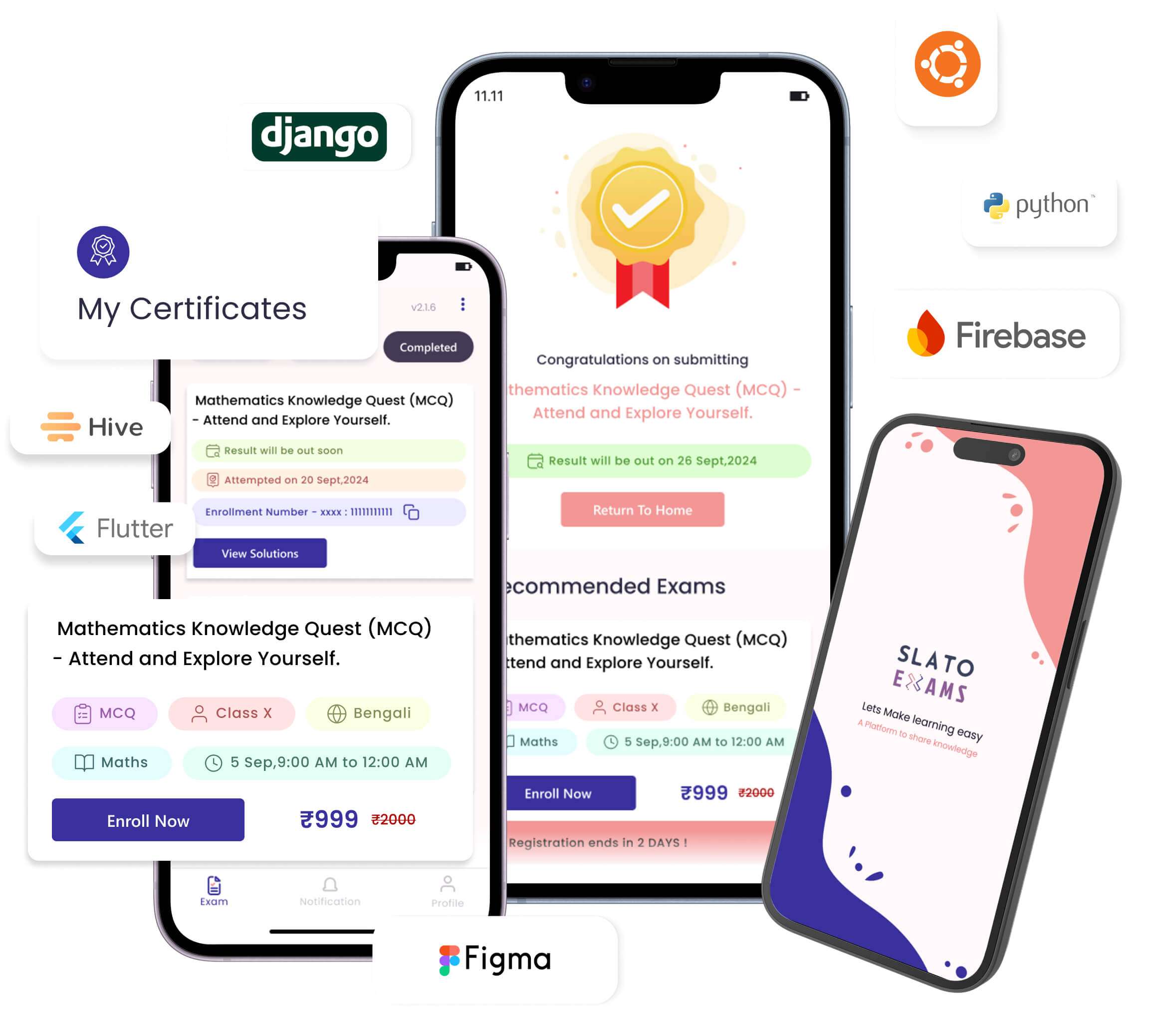 A digital exam platform with real-time assessments, progress tracking, and interactive learning features.