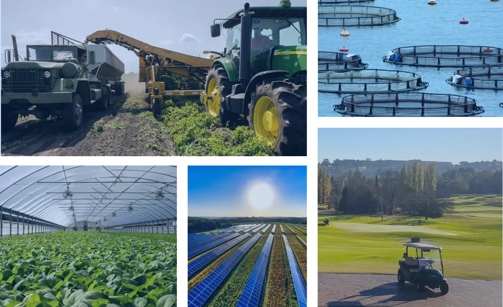 Various industries our smart watering solution is used: Agriculture, Aquaculture, Greenhouse, Solar farms, Golf courses.